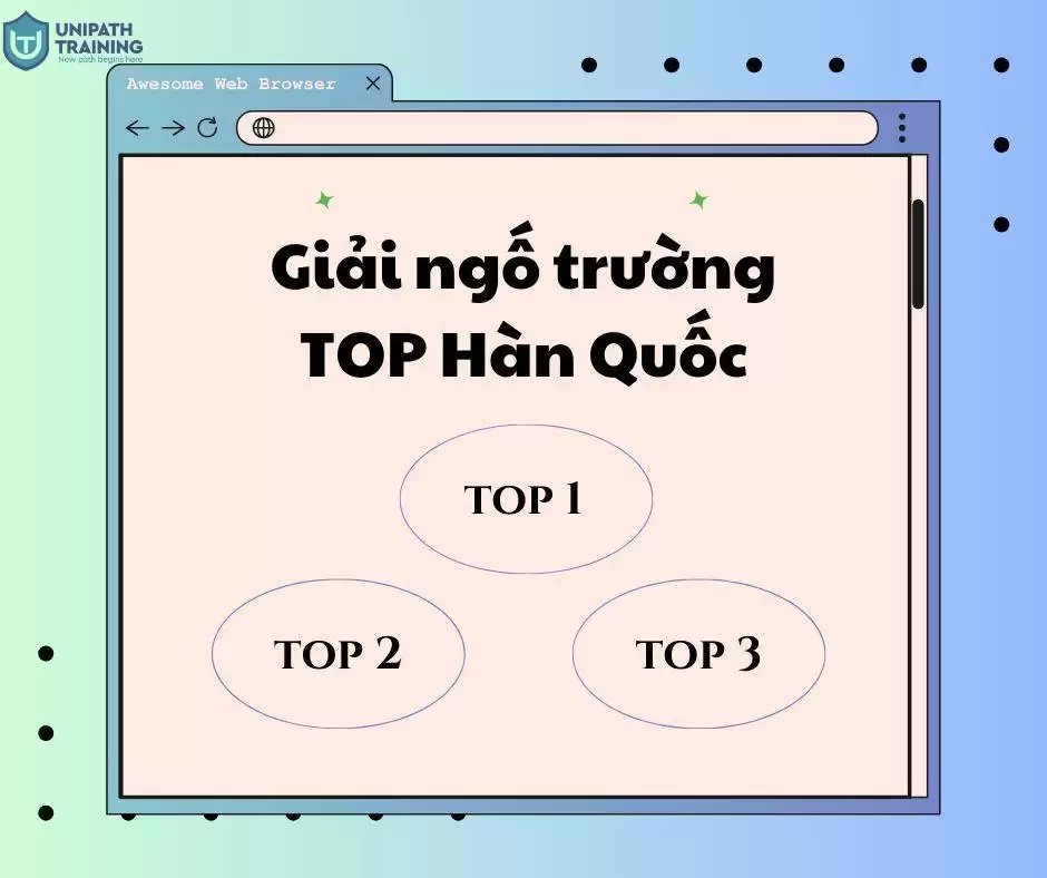 Giải Ngố Trường TOP 1, TOP 2, TOP 3 Tại Hàn Quốc